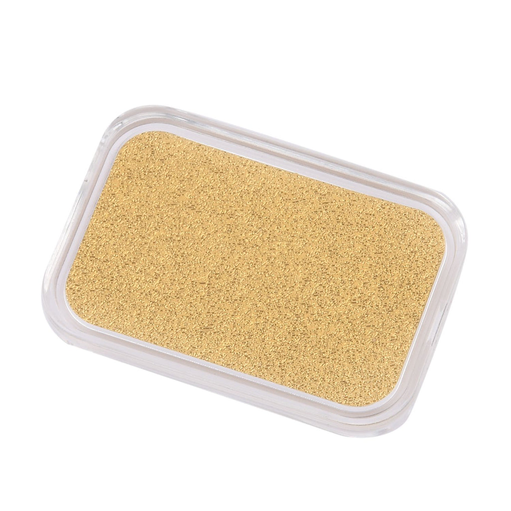 EXKLUSIVES GESCHENK - 999er Goldfolie mit Babyfuß 10mg