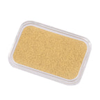 EXKLUSIVES GESCHENK - 999er Goldfolie mit Babyfuß 10mg