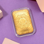 EXKLUSIVES GESCHENK - 999er Goldfolie mit Lotus-Mandala 10mg
