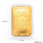 EXKLUSIVES GESCHENK - 999er Goldfolie mit Lotus-Mandala 10mg