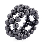 Terahertz Ring Flexibel (Größe 18,00-19,00) ca. 15,00 ct.