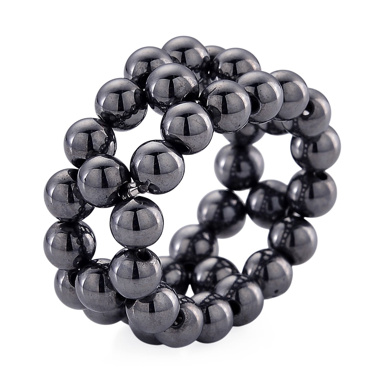 Terahertz Ring Flexibel (Größe 18,00-19,00) ca. 15,00 ct.