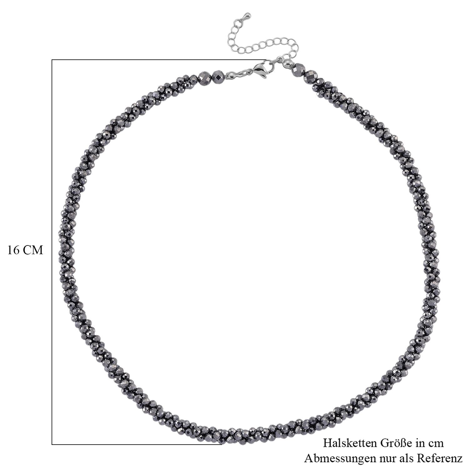 Terahertz Armband ca. Flexibles cm 316L Edelstahl ca. 35.00 ct