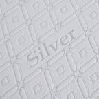 LIVMORE Silberbeschichteter Wasserdichter Matratzenschoner ca. 150 x 200 + 30 cm Weiß