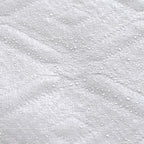 LIVMORE Silberbeschichteter Wasserdichter Kissenbezug ca. 50 x 75 cm Weiß