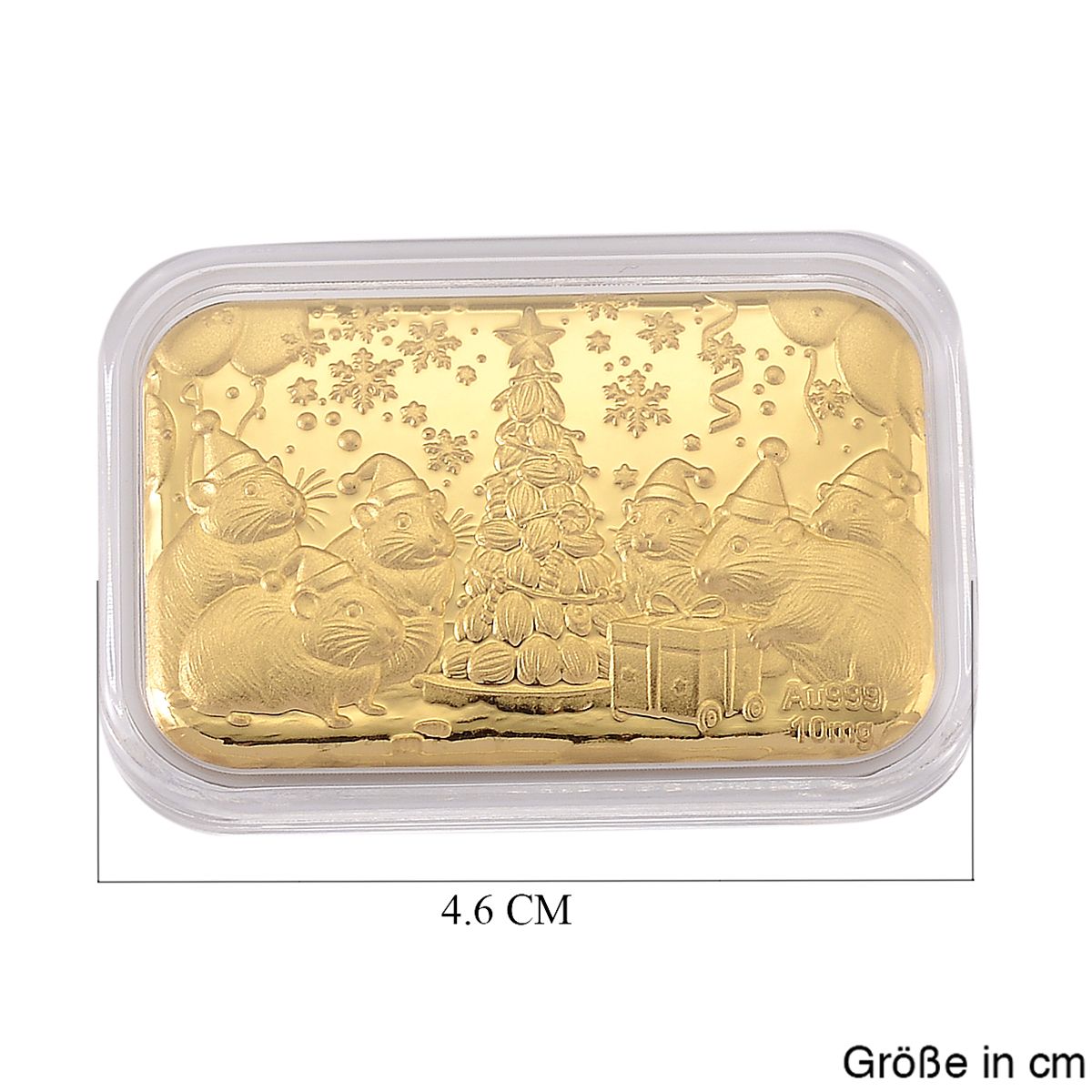 999 Gold Schmuckzubehör, Weihnachtsbaum