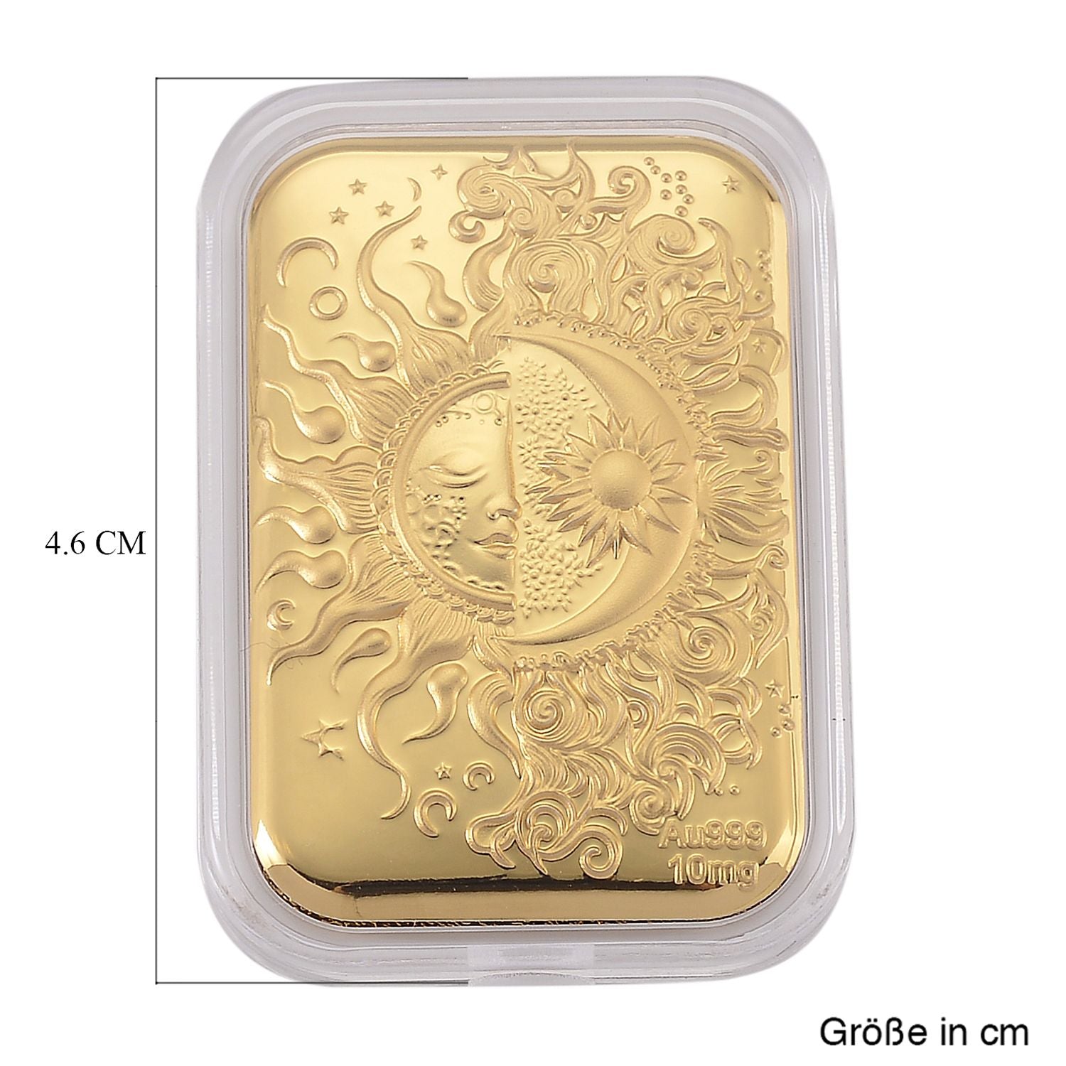 999 Gold Schmuckzubehör, Sonne und Mond