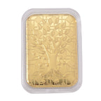 EXKLUSIVES GESCHENK - 999er feingoldplatte mit Bibel Motiv, 10mg 999 Gold