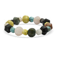 Mehrfarbig Jaspis Armband Flexibles (18 - 23 cm) ca. 203,00 ct.