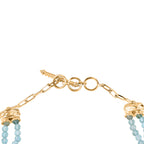 EVER TRUE AAA Labradorit, Apatit Armband ca. 19 cm Nickelfreies Messing ca. 22.64 ct