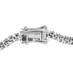 LUXURIANT DIAMOND - Lab Grown Roter Diamant SI Armband ca. 16.5 cm 925 Silber Rhodiniert (10-15 Werktage Lieferzeit) ca. 3.00 ct