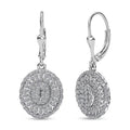 LUXURIANT DIAMOND - Lab Grown Diamant SI-GH Ohrringe 925 Silber Rhodiniert (10-15 Werktage Lieferzeit) ca. 1.00 ct