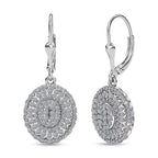 LUXURIANT DIAMOND - Lab Grown Diamant SI-GH Ohrringe 925 Silber Rhodiniert (10-15 Werktage Lieferzeit) ca. 1.00 ct