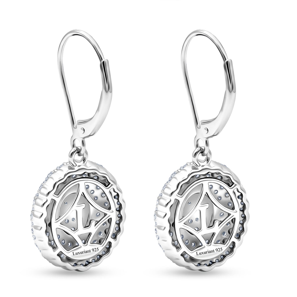 LUXURIANT DIAMOND - Lab Grown Diamant SI-GH Ohrringe 925 Silber Rhodiniert (10-15 Werktage Lieferzeit) ca. 1.00 ct