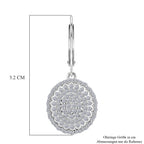 LUXURIANT DIAMOND - Lab Grown Diamant SI-GH Ohrringe 925 Silber Rhodiniert (10-15 Werktage Lieferzeit) ca. 1.00 ct