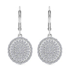 LUXURIANT DIAMOND - Lab Grown Diamant SI-GH Ohrringe 925 Silber Rhodiniert (10-15 Werktage Lieferzeit) ca. 1.00 ct