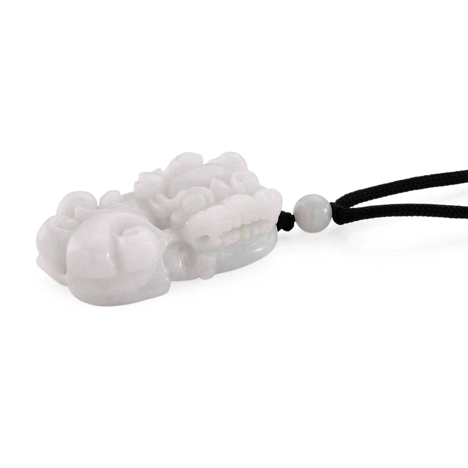 EXTREM SELTEN Natürliche Weiße Jadeit Jade Halskette Flexibles(ca. 70  cm) ca. 125.00 ct