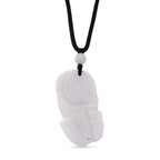 EXTREM SELTEN Natürliche Weiße Jadeit Jade Halskette Flexibles(ca. 70  cm) ca. 125.00 ct