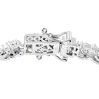 LUXURIANT DIAMOND - Lab Grown Diamant SI-GH Armband ca. 18.5 cm 925 Silber Rhodiniert (10-15 Werktage Lieferzeit) ca. 4.00 ct