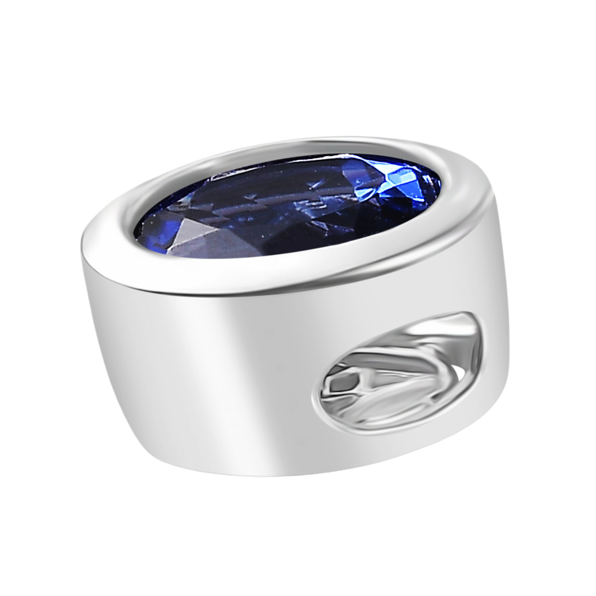 Rhapsody AAAA Tansanit Anhänger 950 Platin ca. 1.20 ct