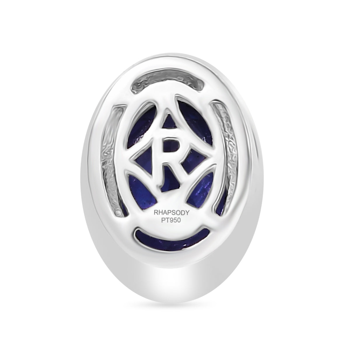 Rhapsody AAAA Tansanit Anhänger 950 Platin ca. 1.20 ct