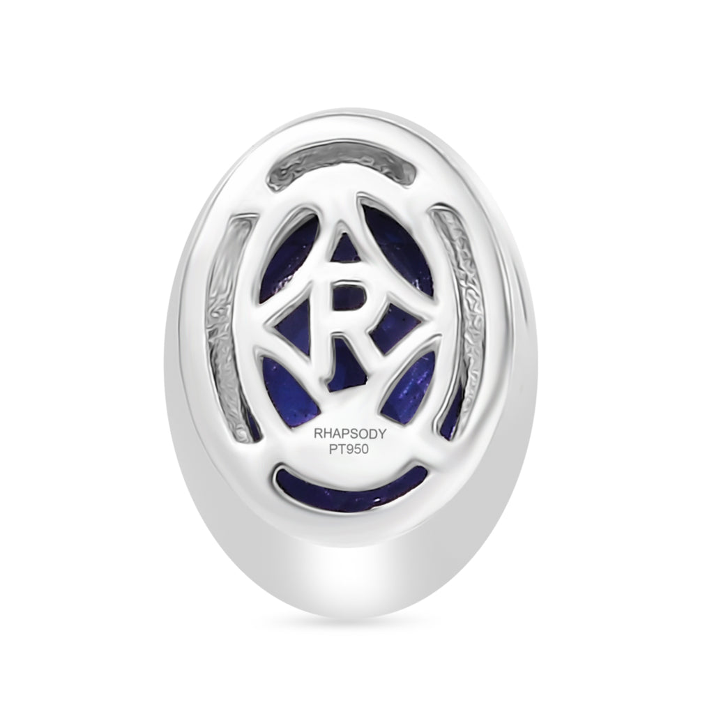 Rhapsody AAAA Tansanit Anhänger 950 Platin ca. 1.20 ct
