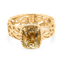 EVER TRUE AA Citrin Ring Nickelfreies Messing (Größe 18.00) ca. 2,18 ct