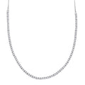 LUXURIANT DIAMOND - Lab Grown Diamant VS-EF SGL zertifiziert Halskette ca. 45 cm 925 Silber rhodiniert ca. 4.00 ct