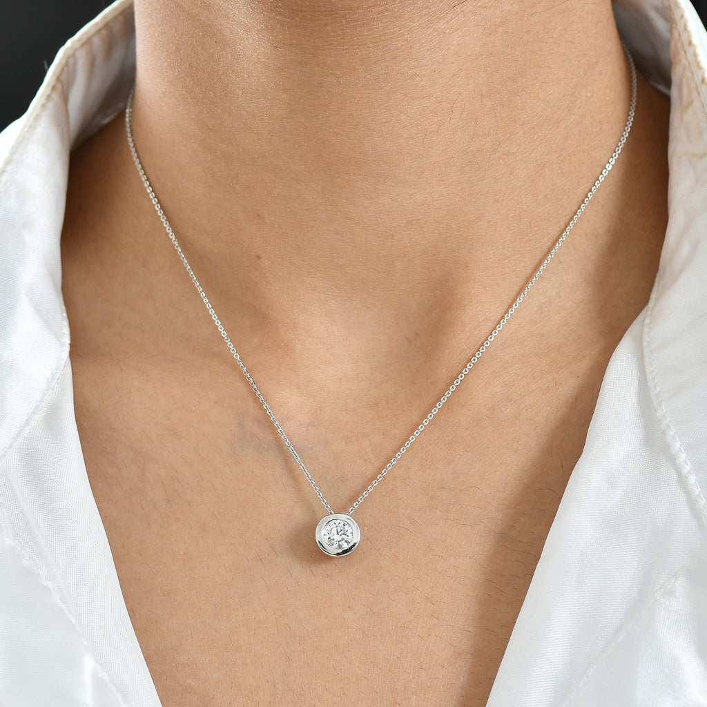LUXURIANT DIAMOND - Lab Grown Diamant VS-EF Anhänger 950 Platin ca. 1,00 ct.