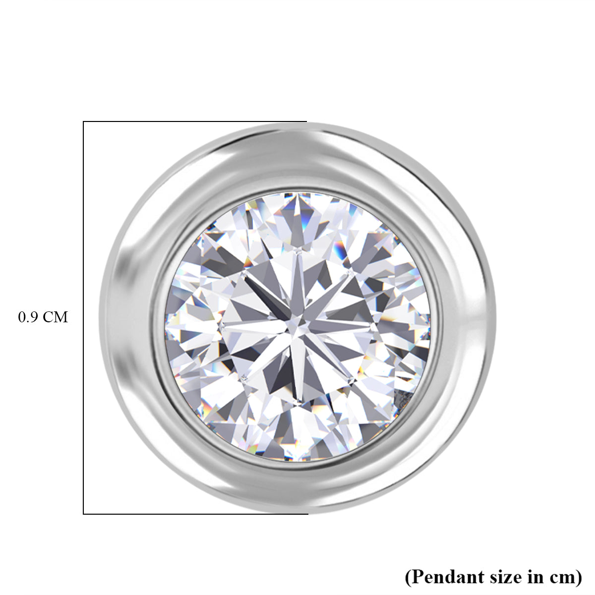 LUXURIANT DIAMOND - Lab Grown Diamant SGL VS-EF Anhänger 950 Platin ca. 1.00 ct