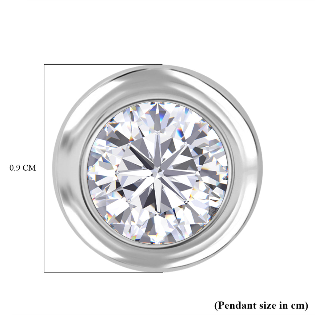 LUXURIANT DIAMOND - Lab Grown Diamant VS-EF Anhänger 950 Platin ca. 1,00 ct.