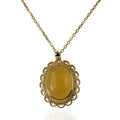 Natürlicher Baltischer Butterscotch-Bernstein Anhänger 925 Silber vergoldet