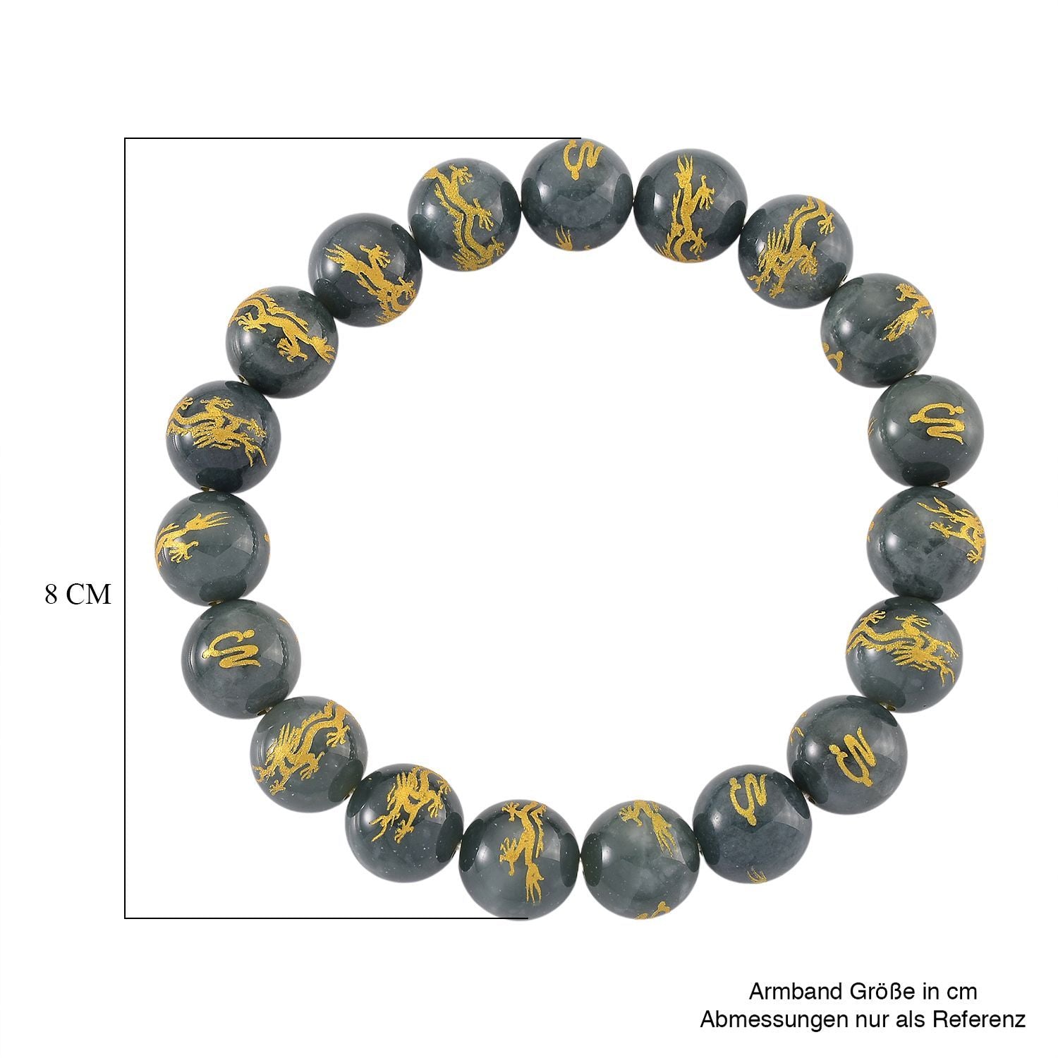 EXTREM SELTEN Natürlicher Olmek Jadeit Armband Flexibles (18-19 cm) ca. 250,00 ct.