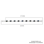 D'Joy AAA Labradorit Armband ca. 19 cm 925 Silber Rhodiniert ca. 12.85 ct