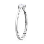LUXURIANT DIAMOND - Lab Grown Diamant VS-EF Herz-Schliff SI-GH SGL zertifiziert Ring 925 Silber rhodiniert (Größe 17.00) ca. 0.52 ct