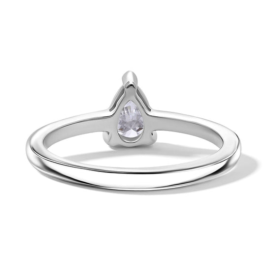 LUXURIANT DIAMOND - Lab Grown Diamant VS-EF Ring 925 Silber rhodiniert (Größe 21.00) ca. 0.50 ct