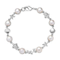 EVER TRUE Süßwasser Perle (7.5-8 mm) Armband ca. 19 cm Nickelfreies Messing