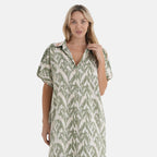 La Marey  woven long print  dresses