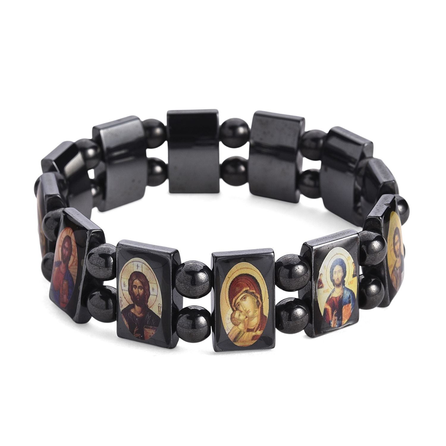 Hämatit Armband Flexibles (ca. 18-19 cm) ca. 233,70 ct.