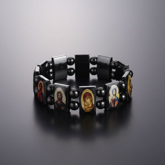 Hämatit Armband Flexibles (ca. 18-19 cm) ca. 233,70 ct.