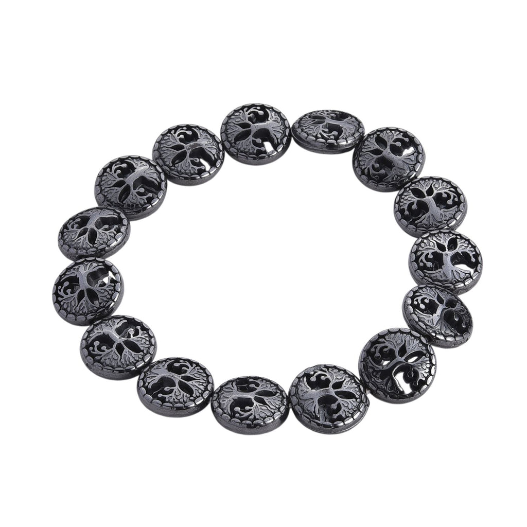 Hämatit Armband Flexibles (ca. 18-19 cm) ca. 109,00 ct.