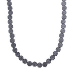 Hämatit Halskette ca. 50 cm + 5 cm Extender, ca. 254,00 ct.