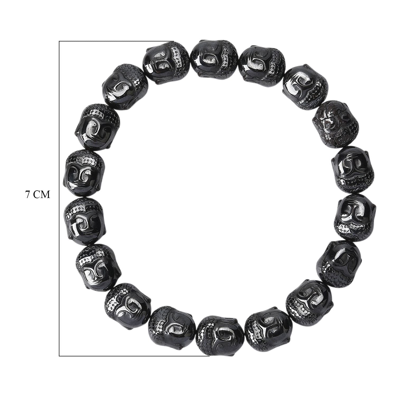 Hämatit Armband Flexibles (ca. 18-19 cm) ca. 166,50 ct.