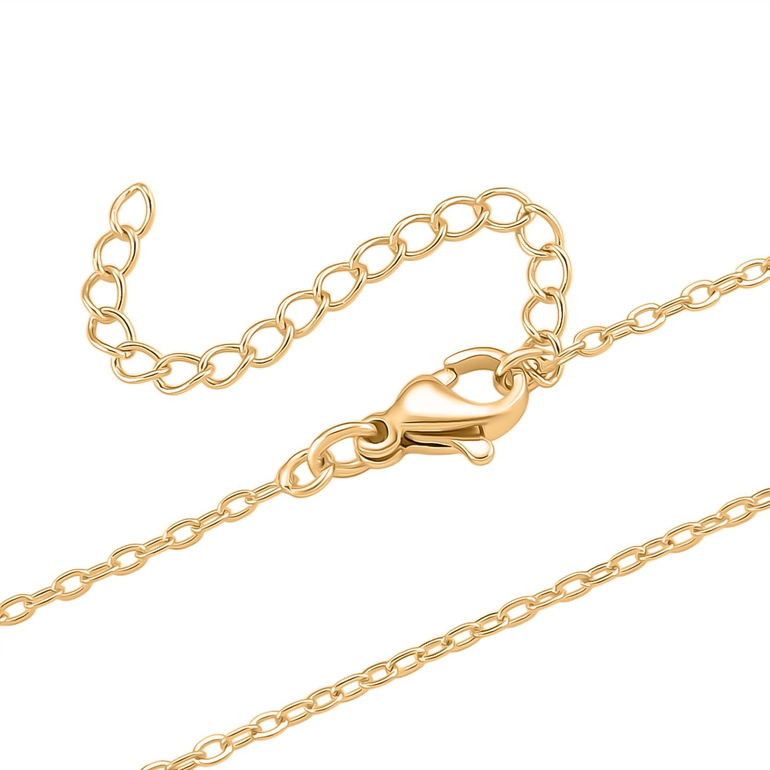 GOLD-LOOKS - Pixiu Nickelfreies Messing Halskette ca. 50 cm + 5 cm Extender, ca. 20,00g