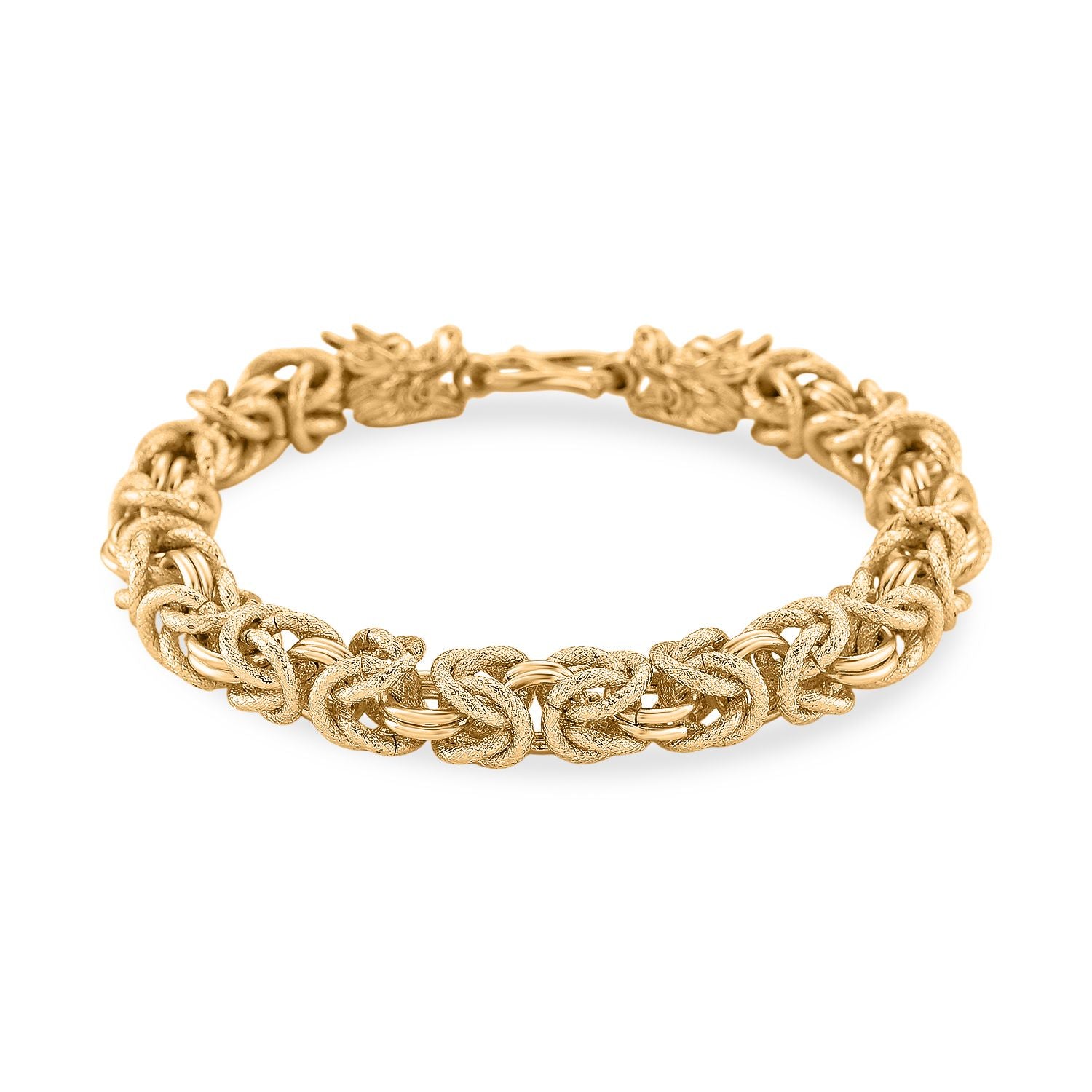 Nickelfreies Messing Armband ca. 19 cm ca. 36,60g, Goldfarben