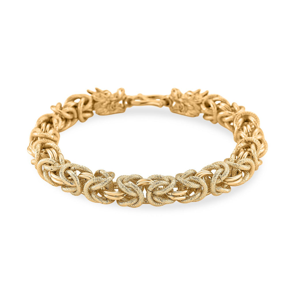 Nickelfreies Messing Armband ca. 19 cm ca. 36,60g, Goldfarben
