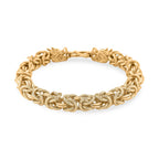Nickelfreies Messing Armband ca. 19 cm ca. 36,60g, Goldfarben