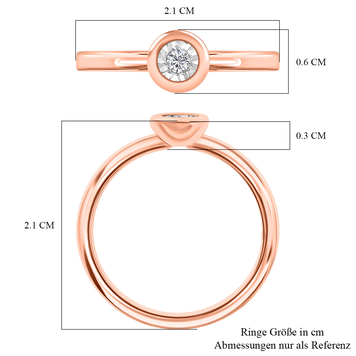 750 Roségold Vermei