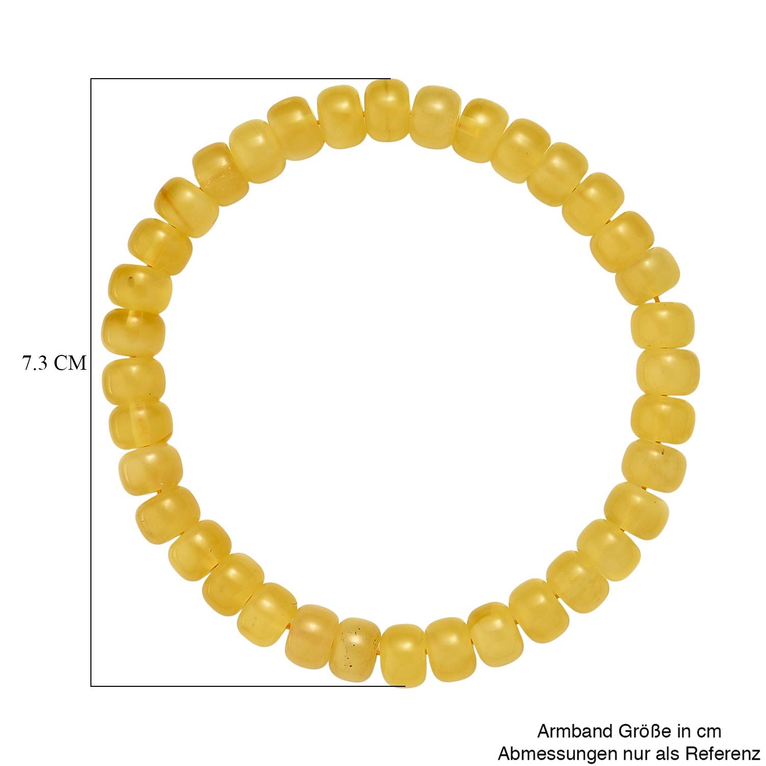 Butterscotch-Bernstein Armband Flexibles (18.00 - 19.00 cm)