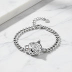 Grüner Kristall Armband ca. 19 cm + 5 cm Extender, Nickelfreies Messing
